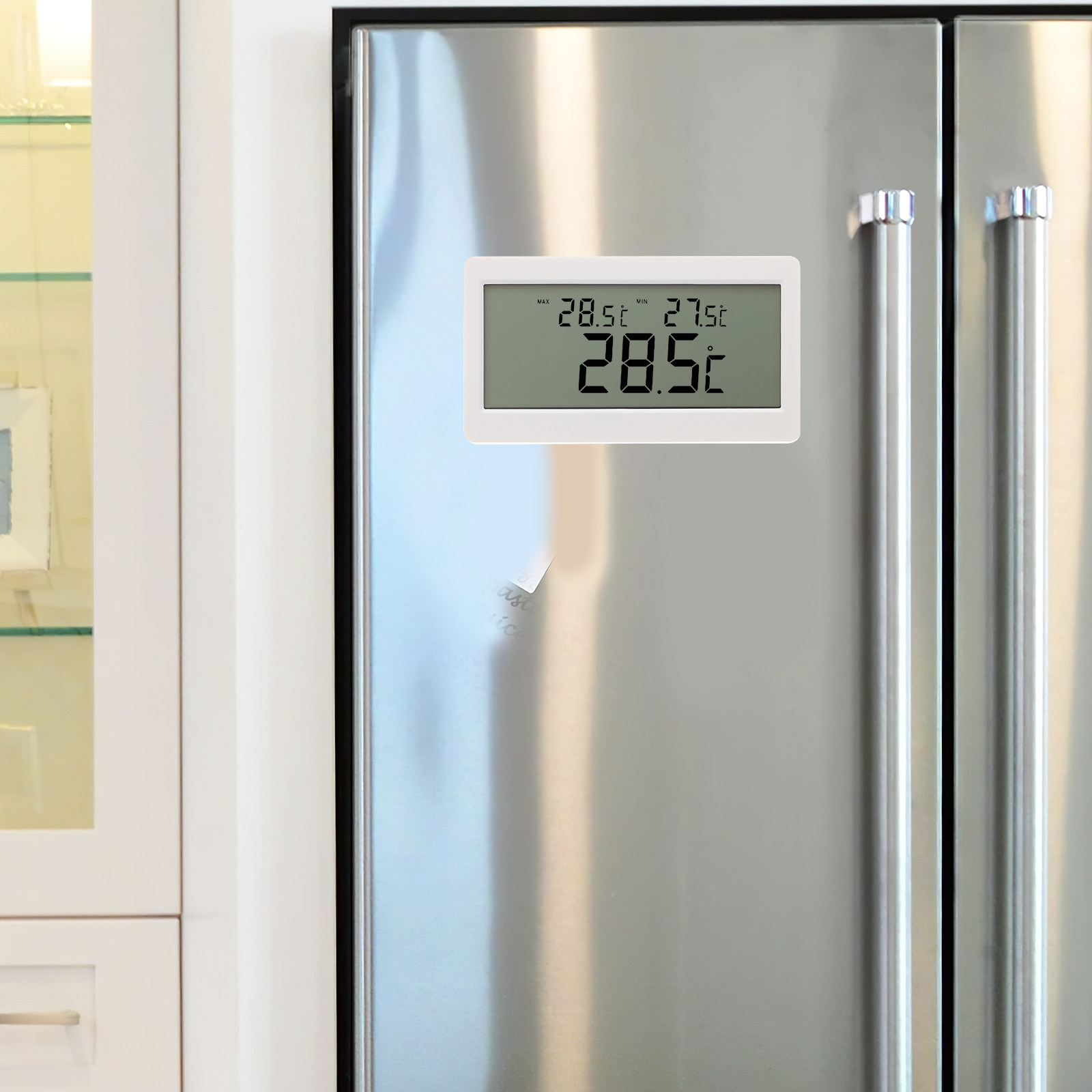 Thermometer Digital - Mini higrômetro digital com visor LCD,
