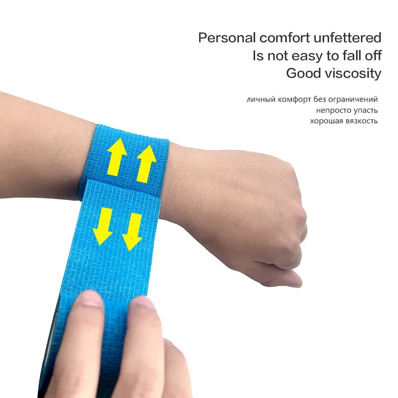 1/15 pçs 4.8m azul esportes au - Medical Tape avaliação e preço