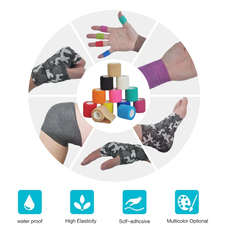 1/15 pçs 4.8m azul esportes au - Medical Tape avaliação e preço