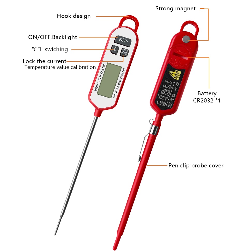 Termômetro digital de carne co - Thermometer Digital avaliação e preço